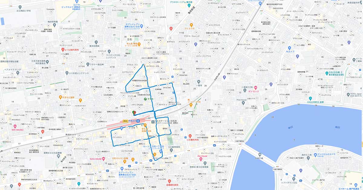 解体工事開始直後の京成立石駅